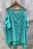 Picture of PLUS SIZE CHIFFON SHORT SLEEVE TUNIC
